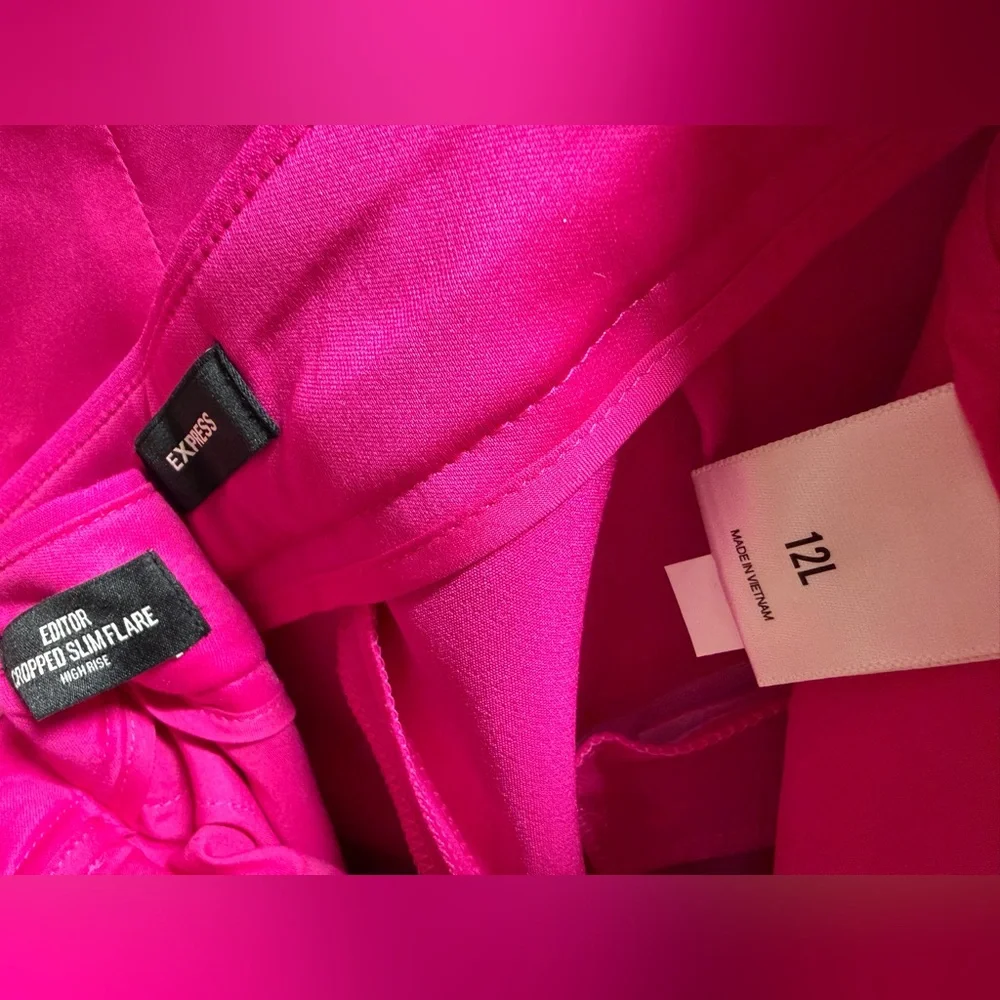 Express Editor Women's Pink vest/pants - Picture 3 of 3